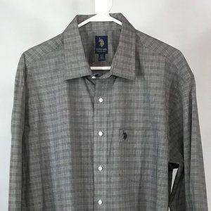 U.S. Polo Check Shirt  (like new)